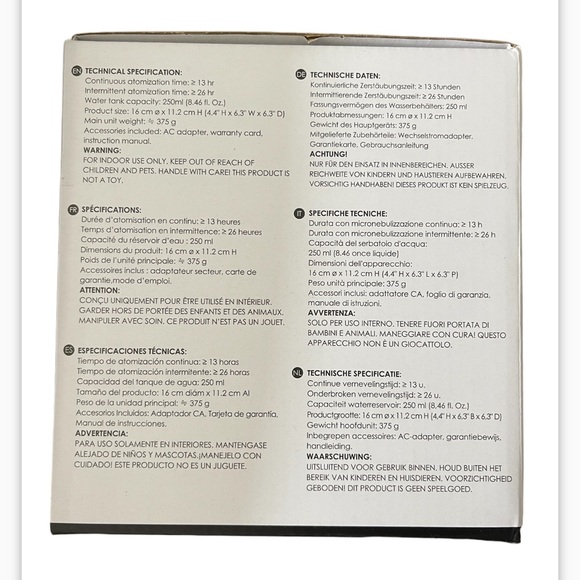 SERENE HOUSE Ultrasonic Cool Mist Macaron Aromatherapy Diffuser - Picture 5 of 6